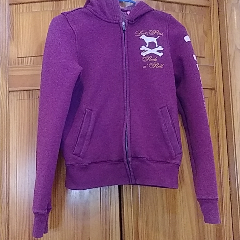 PINK Zip Up Hoodie